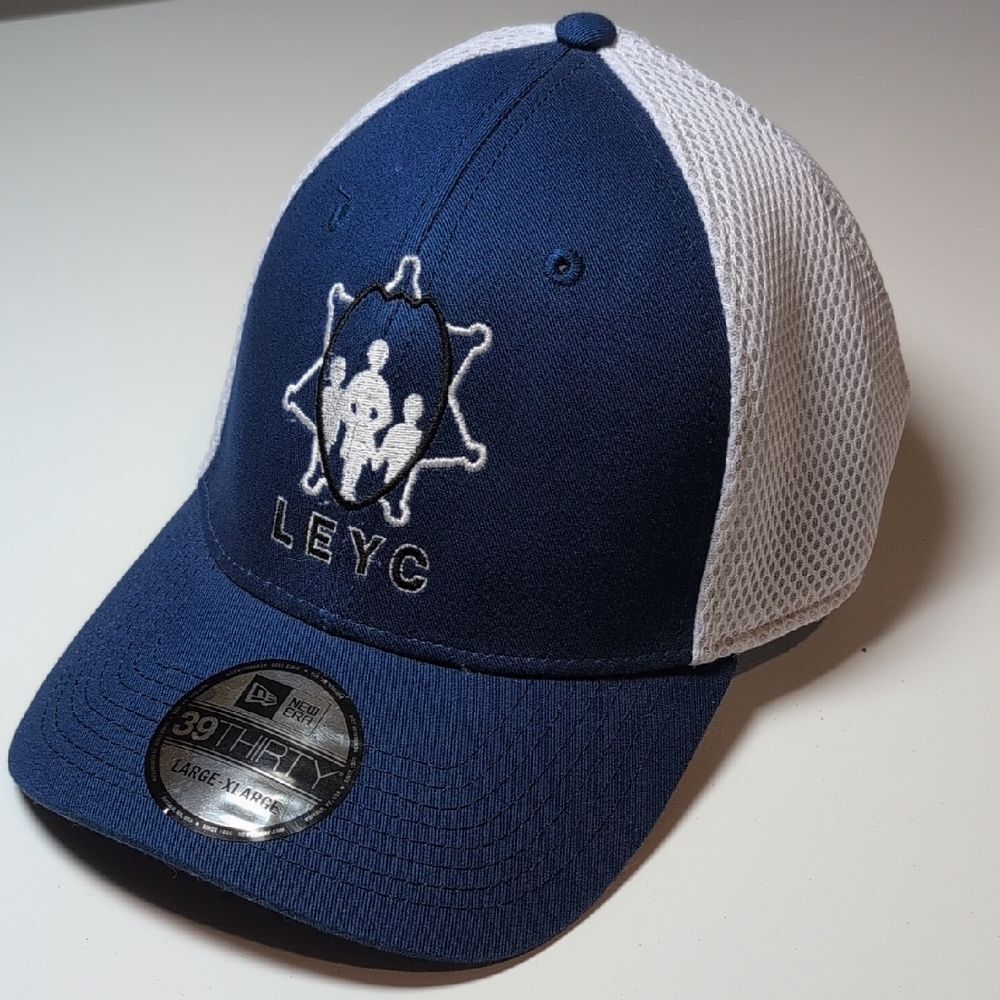 New Era Navy and White Mesh LEYC Cap